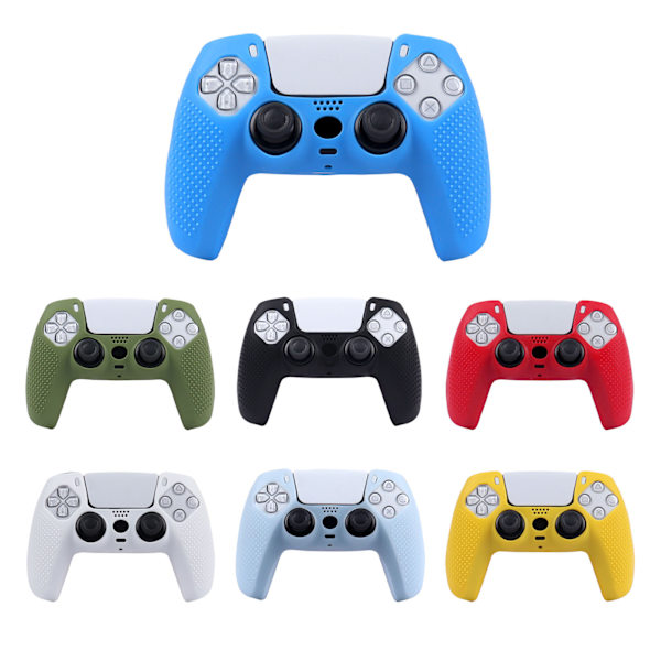 deksel for PS5-kontroller, ensfarget beskyttelsesdeksel M-PS5-034 hvit