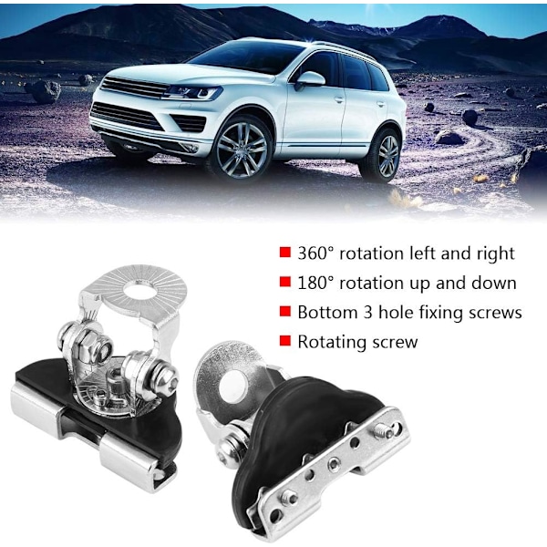 LED-valopalkin asennusteline (2 kpl) maastoautoille ja katumaastureille