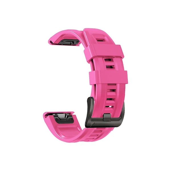 Rem til Garmin Fenix 3 26Mm Silikone Sport Ren Farve Urrem Pink