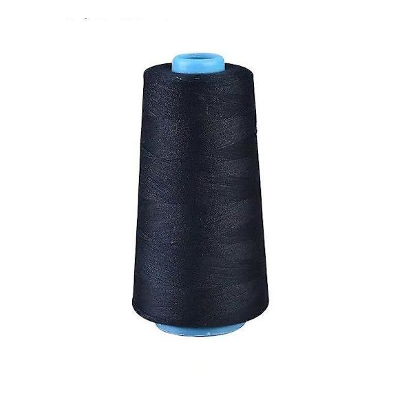 2 pakker 3000 meter sytrådsspoler polyester trådspoler Navy Yellow