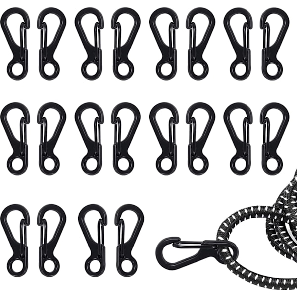 Mini-karabiinisetit - tum Clip Spring Snap Avaimenperäkoukut