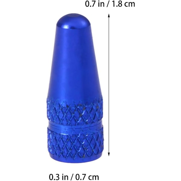 6 aluminiumsventilhætter Blue