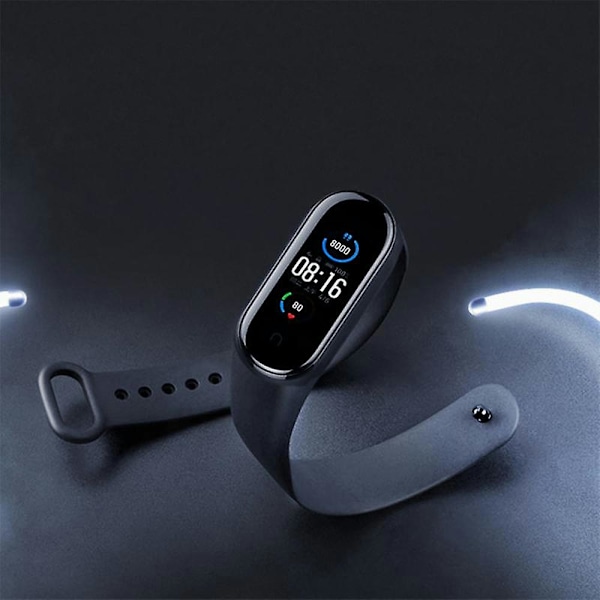 Ny 2/3/5pcs urrem til Xiaomi Mi 7 håndled silikonearmbånd håndledsremme fitness urrem smartwatch tilbehør 01 5pcs3086