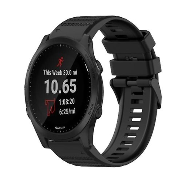 Garmin Forerunner 945 22 mm vaakasuora pintakuvioinen watch irrotustyökalulla Black