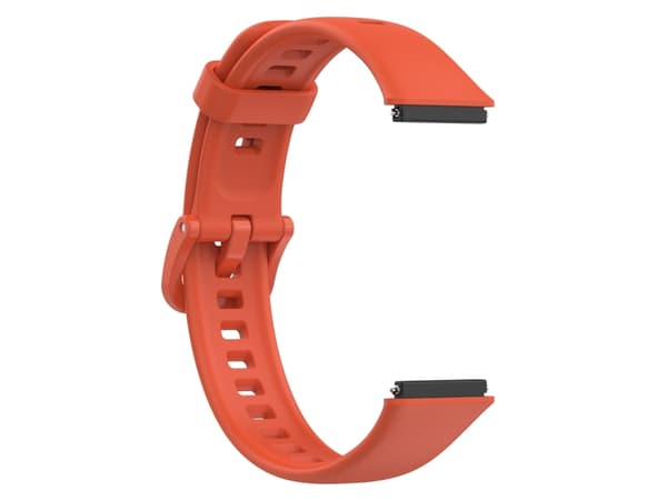 Silikone Smartwatch Rem til Huawei Strap 7 (Mist Orange Red)