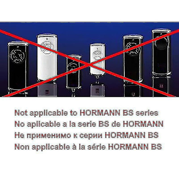 Hormann 868 Hs2 Hs4 Hse4 Hsm4 Hsm2 Marantec Garage Door Opener Digital 302 Kaukosäätimen Klooni D384 D382 Handsender 868mhz 5y lin