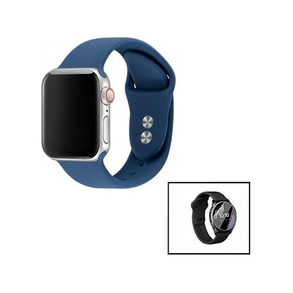 Armbandssats + Gift4me-film (xiaomi Watch S1 Active - Mörkblå)