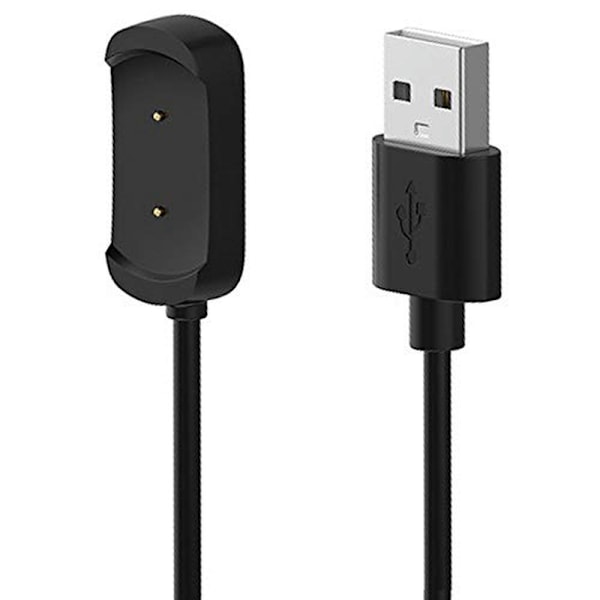 Oplader til Amazfit GTS GTR T-Rex med 3,3ft sort USB-kabel