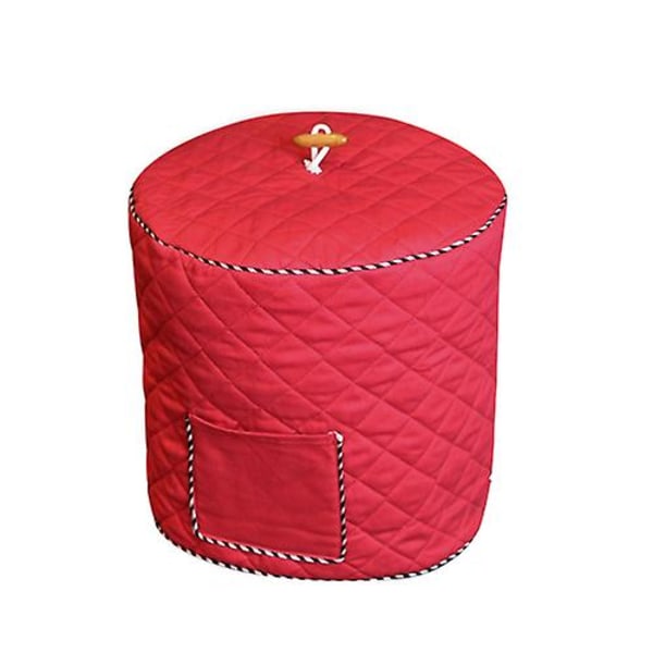 Elektrisk trykkokerdeksel Riskomfyrdeksel Vanntett 6/8 Quart Støvdeksel Red 8 quart