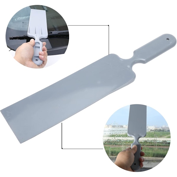 Långskaftad Bulldozer-Squeegee med 2 Filtplattor för Fönsterfilm