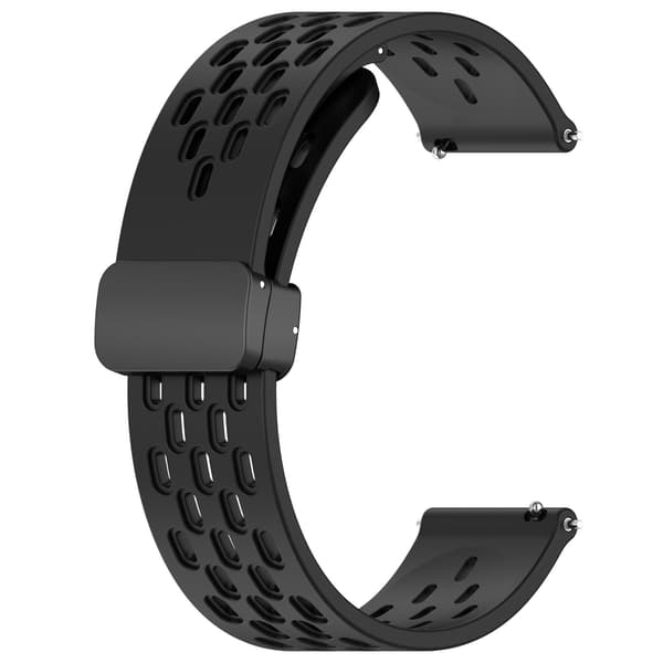 Rem til Xiaomi Redmi Watch 5 Active/watch 5 Lite 22mm Magnetisk silikone urrem (sort)