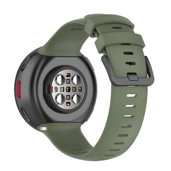 Ensfarvet silikone-urrem til Polar Vantage V2 Green