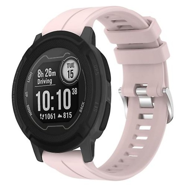 För Garmin Instinct 2 22mm enfärgad watch Pink