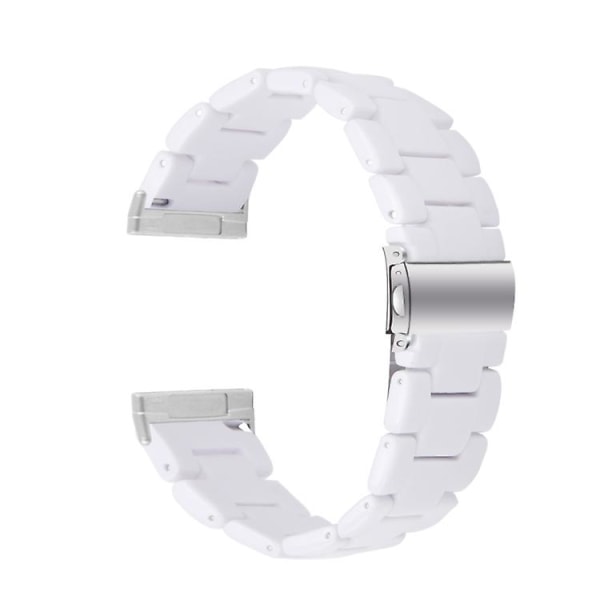 For Fitbit Versa 3 / Sense Universal Resin Watch Band White