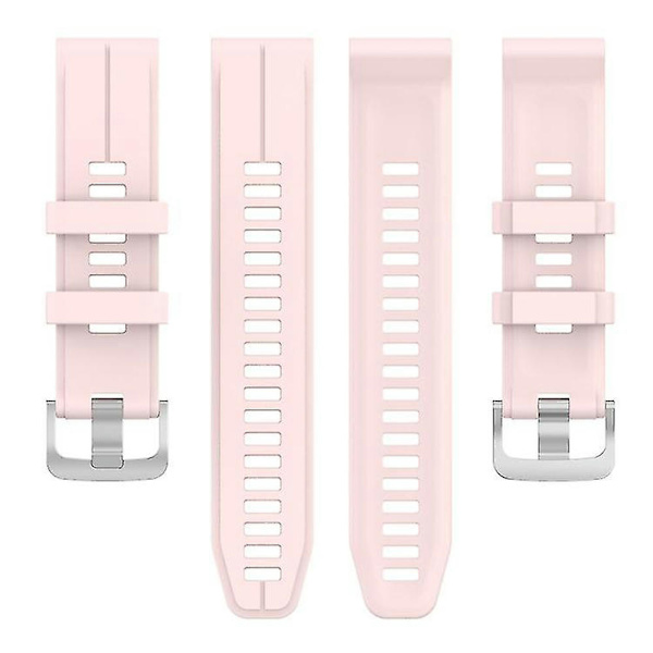 Garmin Descent G1 / Forerunner 745/945/935 / Approach S62 -yhteensopiva yksivärinen silikoniranneke VDCC 1 Light Pink