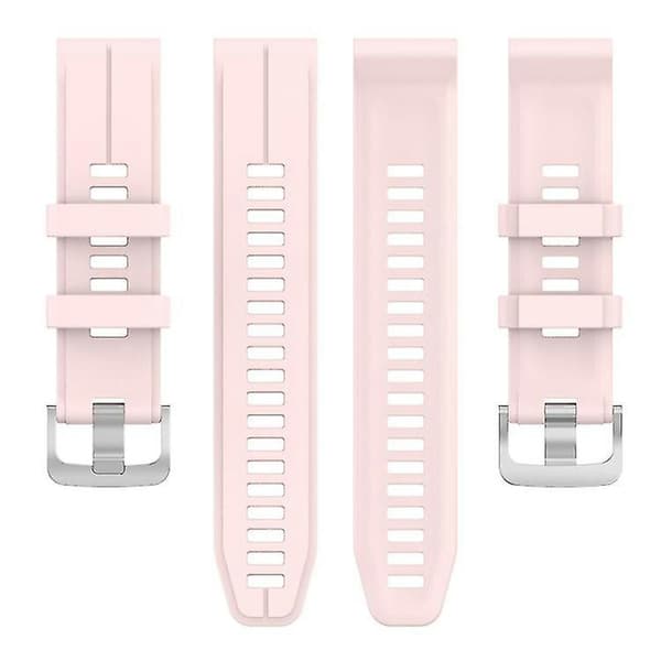 Til Garmin Descent G1 / Forerunner 745/945/935 / Approach S62 Solid Color Silicone Watch VDCC 1 Light Pink