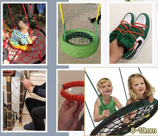 Multifunktionell nylon - 20 m för klättring, dragkraft och mer