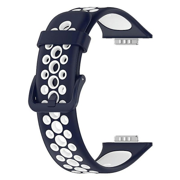 Huawei Watch Fit 2/Watch Fit 2 Active -kaksivärinen silikoniranneke Style H