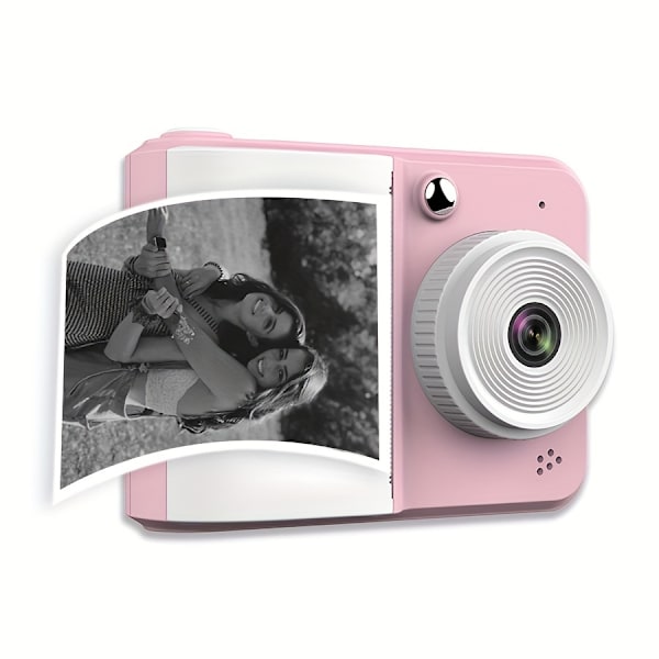 Digitalt Kamera Instant Print Kamera 720P 2.4 Tommer USB Lading Pin