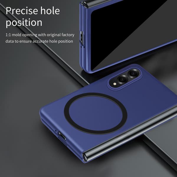 Magnetisk deksel til Samsung Galaxy Z Fold8, støtsikkert beskyttelsesdeksel Blue