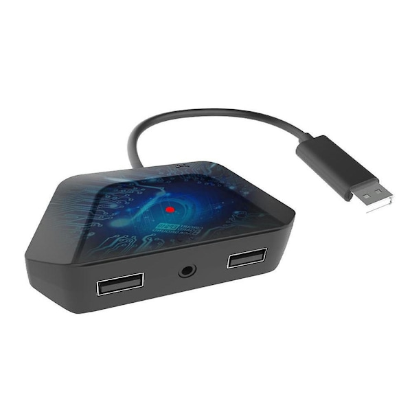 Tangentbords- och muskonverteradapter med röstfunktion, kompatibel med Ps3///switch-serievärdkonvertering