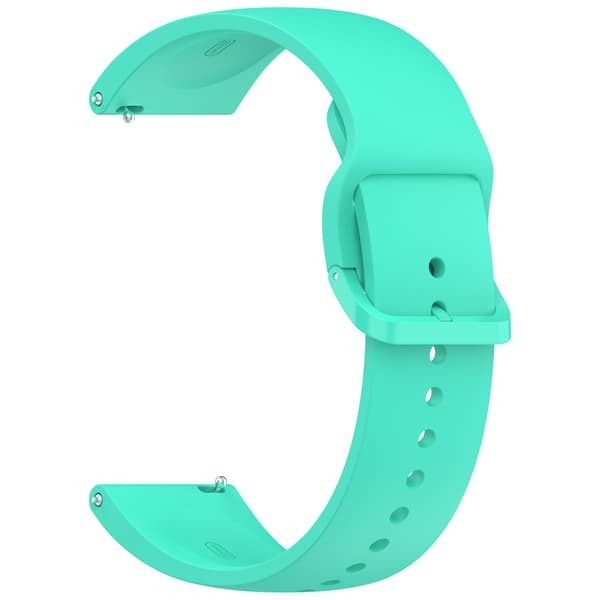 Stropp for Redmi Watch 5 Lite, ensfarget silikonstropp (Cyan Grønn)