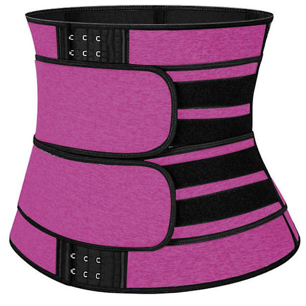 Midjetränare i neopren, svettformare, bandageomslag, ländryggsbälte, kroppsskulpterare Rose Red S
