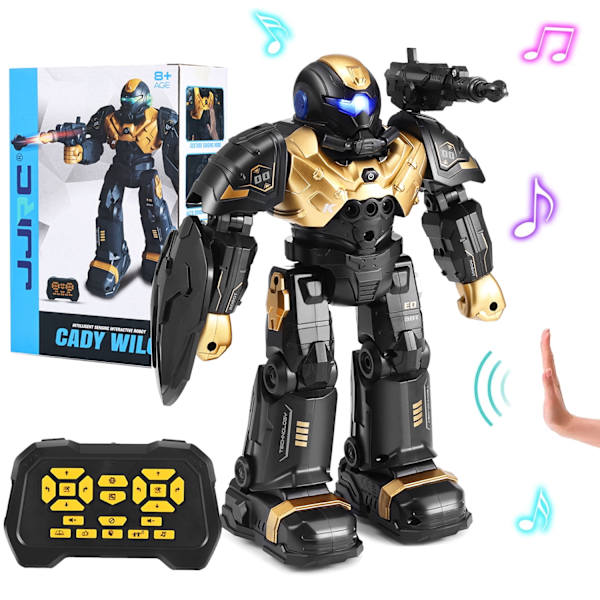 RC Robotleksaker, Gestkontroll Programmerbar RC Robotleksak, Talande, Dansande Guld