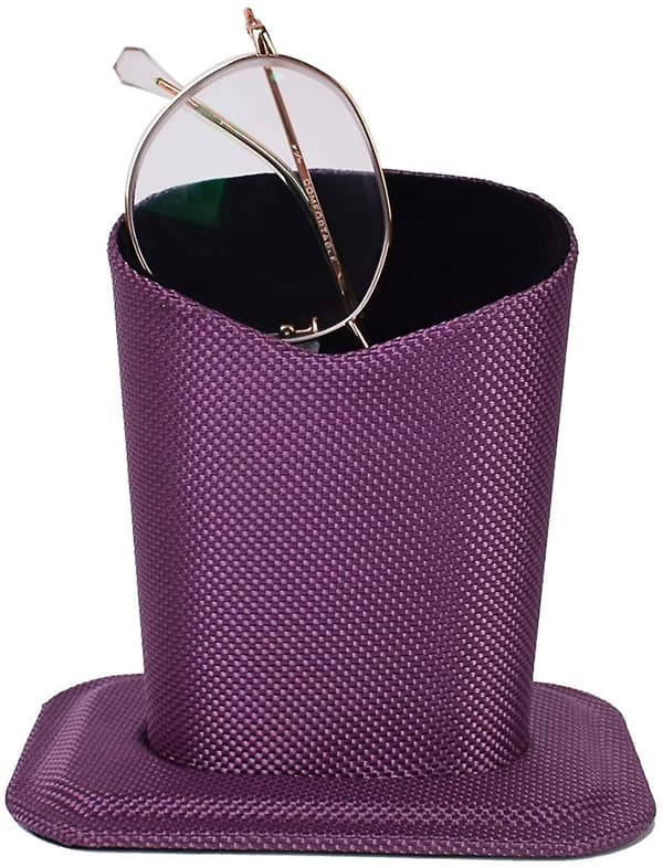 2 pehmeää silmälasitelineä Purple