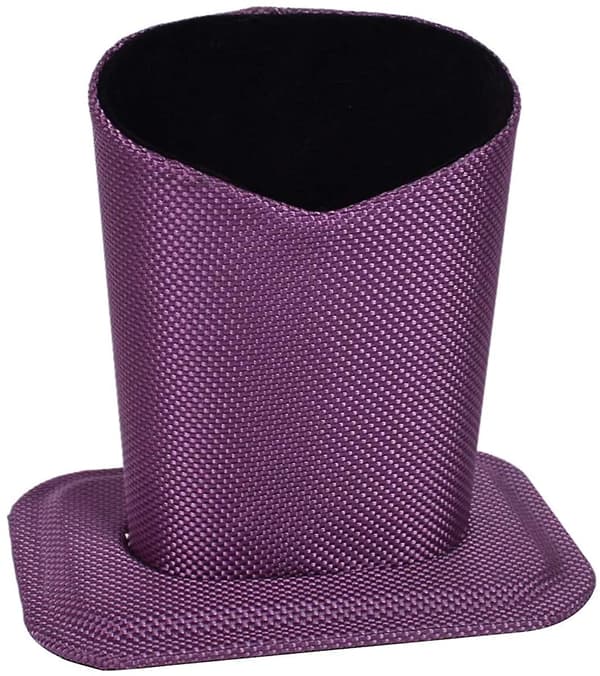 2-pack mjuka plyschfodrade glasögonhållare Purple