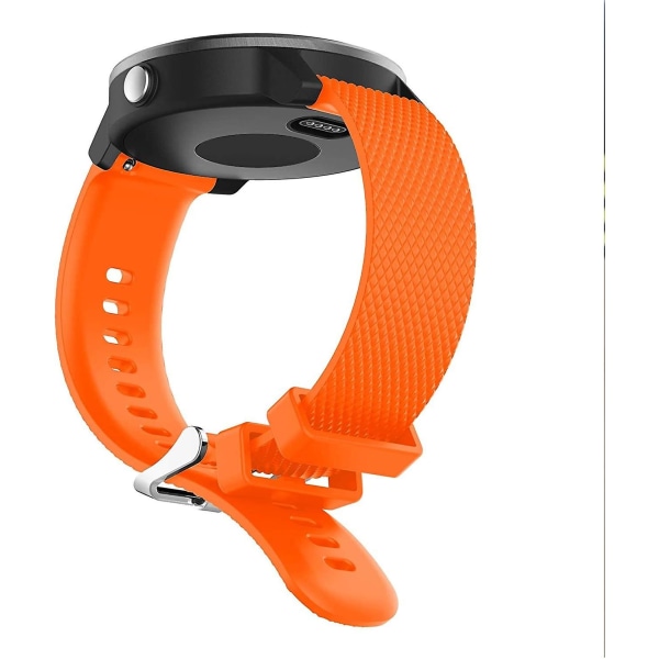 Vivoactive 3 klokkebånd, 20 mm silikonbånd for Garmin Vivoactive 3/forløper 645 Music-7pack Orange