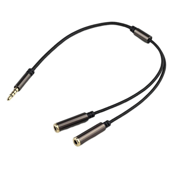 Lydkabel 3,5 mm Interface Hurtig Transmission Stabil Output Stærkt Signal Plug And Play 2 i 1 Lyd Splitter Adapter Hjem Forbrug Coffee