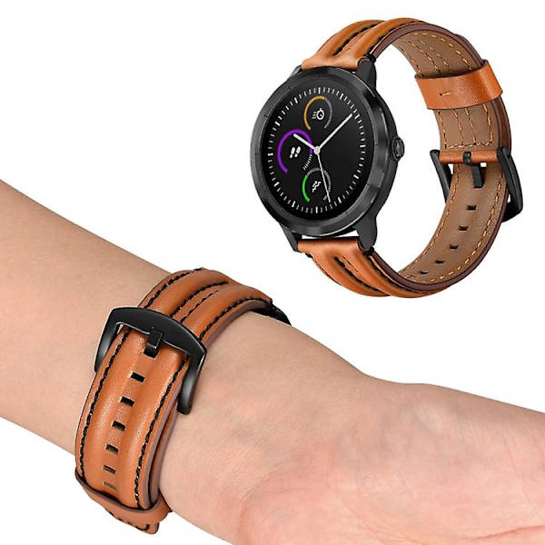 Garmin Vivoactive3 / Vivomove Hr Double Köl Watch Brown