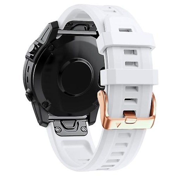 For Garmin Descent Mk2s 20 mm silikonklokkerem White