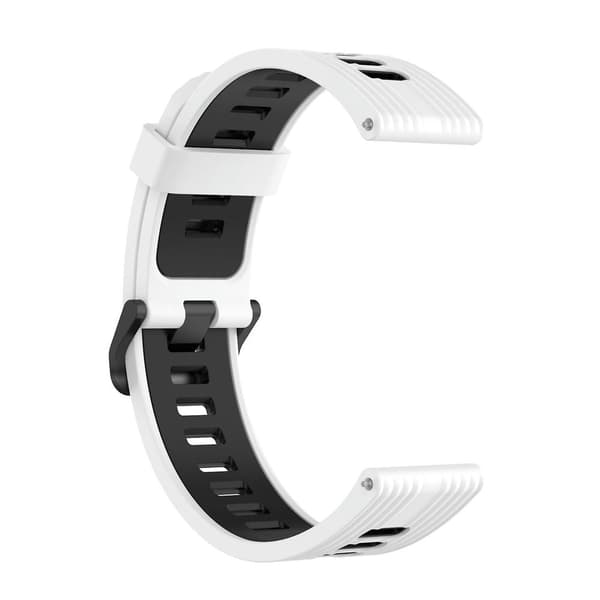 Silikonrem for Huawei Watch GT 3 42mm 2 White Black