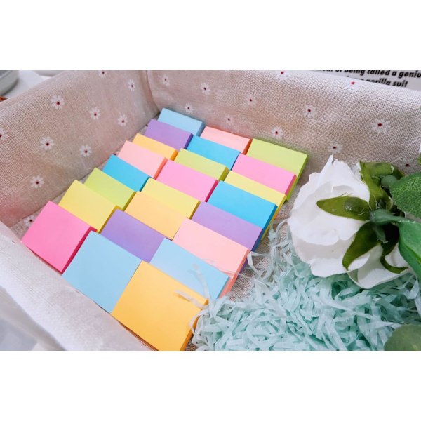 Häftlappar 3,8x5 cm - 24-pack, 8 färger