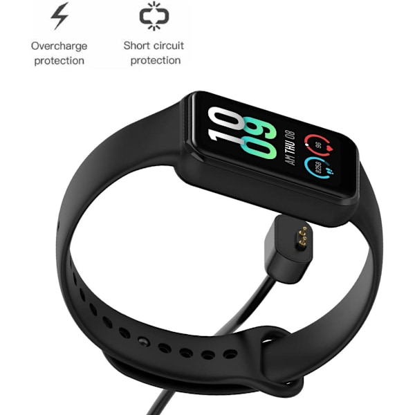 Oplader til Amazfit Band 7 Sort 100cm