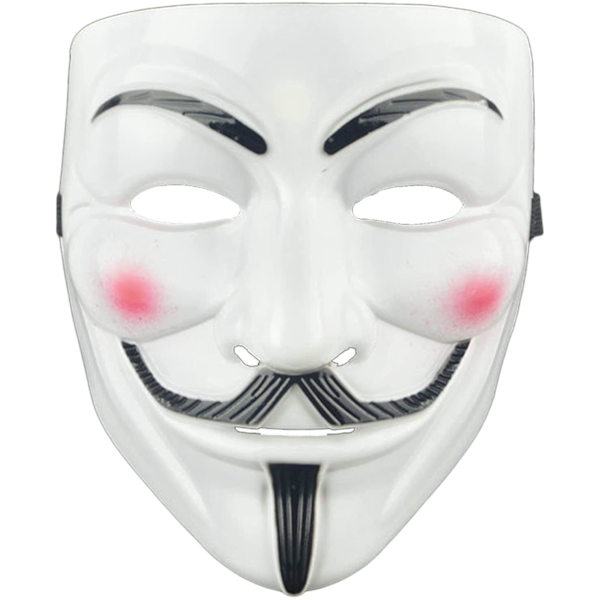 3 Pack V til Vendetta Mask Voksne/børn Guw Fawkes Mask Anonym Mask, World Book