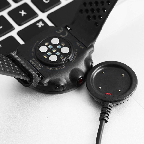 Yhteensopiva Polar Ignite/Grit X/Vantage V2/Vantage V/Vantage M laturin vaihto 3 jalan USB latauskaapelin lataustelineen kanssa