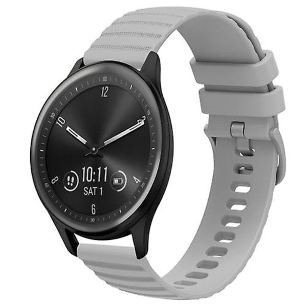 Garmin Vivomove Sport 20 mm aaltoileva pistekuvio yksivärinen watch Grey