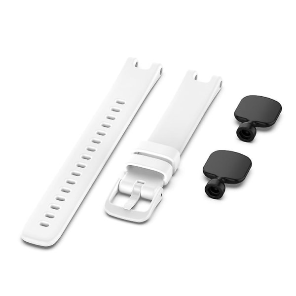 Til Garmin Lily Silikone urrem med afmonteringsværktøj White