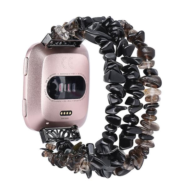 Til Fitbit Versa Rough Stone armbåndsurbånd Friday Stone