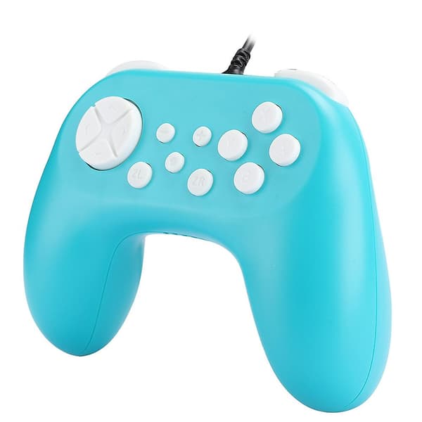 Grønn TNS-19075 kablet spillkontroller med motor for Switch - Forbedre spillopplevelsen din