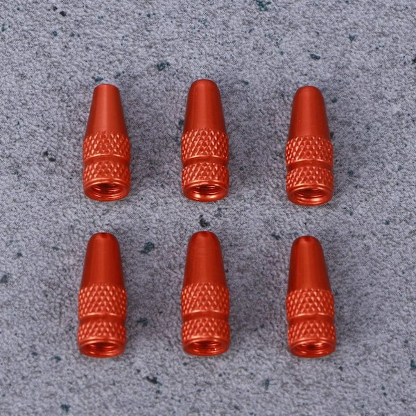 6 aluminiumsventilhætter orange