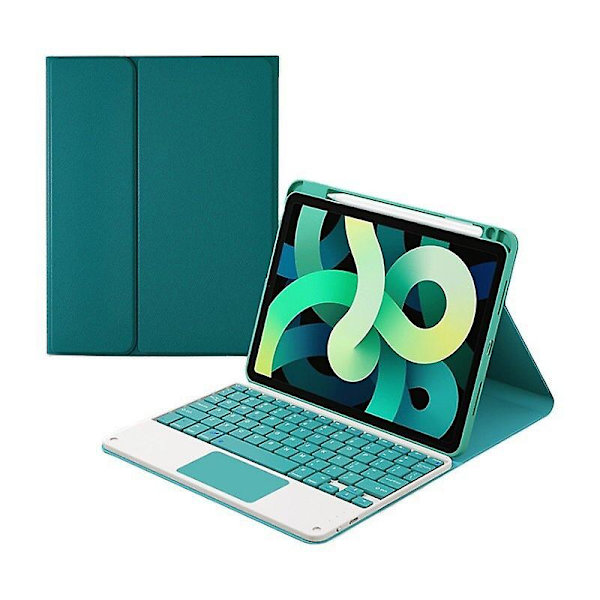 Langaton näppäimistökotelo case kynätelineellä Ipadille Green Dark Air 1 2 pro 9.7