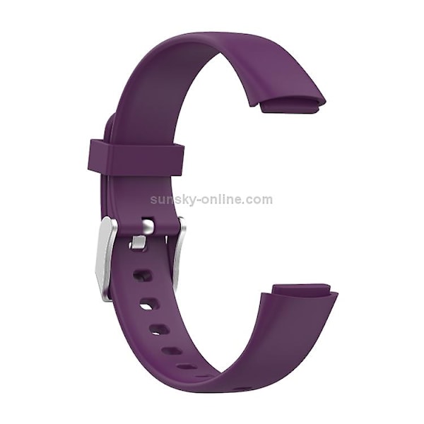 Til Fitbit Luxe silikone urrem Dark Purple