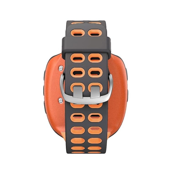 För Garmin Forerunner 310xt Tvåfärgs watch Grey Orange