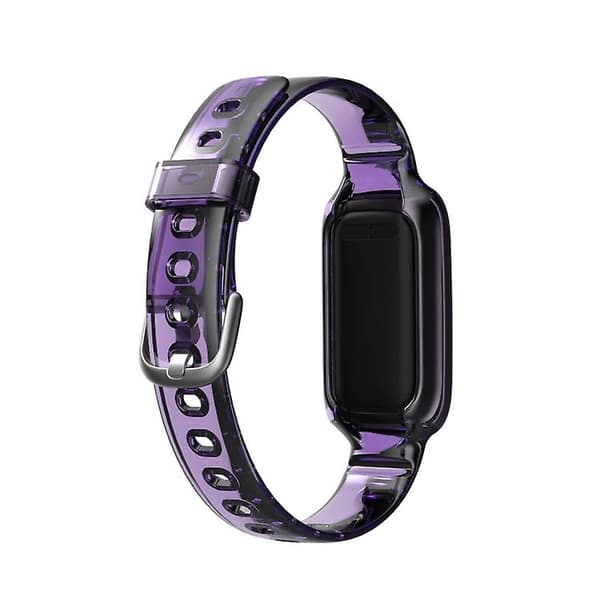 For Fitbit Luxe Silikon integrert klokkerem Purple