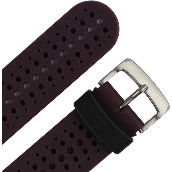 Ersättningsarmband för smart watch till Garmin Forerunner 220/230/235/620/630/735xt/235 Lite Plum-Black