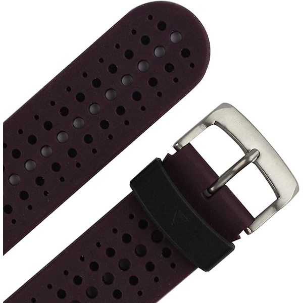 Udskiftningsrem til smart armbåndsur til Garmin Forerunner 220/230/235/620/630/735xt/235 Lite Plum-Black